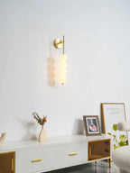 Abacus LED Wall Lamp Gold Black Ball Sconce Bedroom Living Room Restaurant