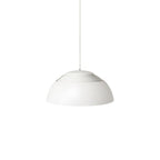 Abat Jour Metal Pendant Lamp Modern Dimmable Dining Room Living Room — Black White 14 to 19 Inch