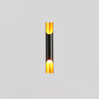 Abigali Straight Gold Wall Lamp Elegant Bedroom Hallway Living Room — Black White Gold 15 to 18 Inch