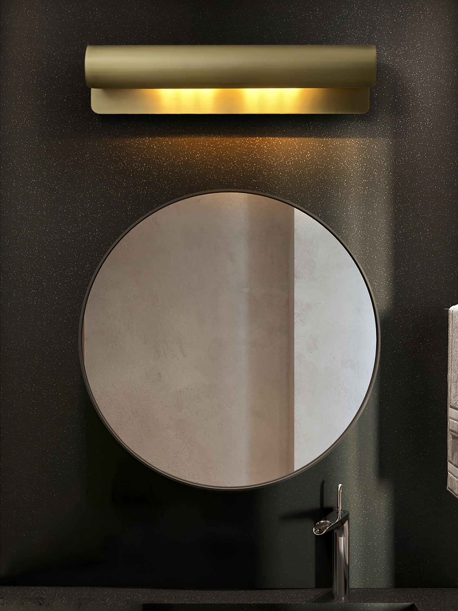 Accord Brushed Brass Wall Sconce Sculptural Modern Bedroom Living Room Hallway — 10 to 19 Inch