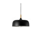 Acorn Pendant Light Metal Shade Height Adjustable Bedroom Dining Room — White Black Blue Grey Green