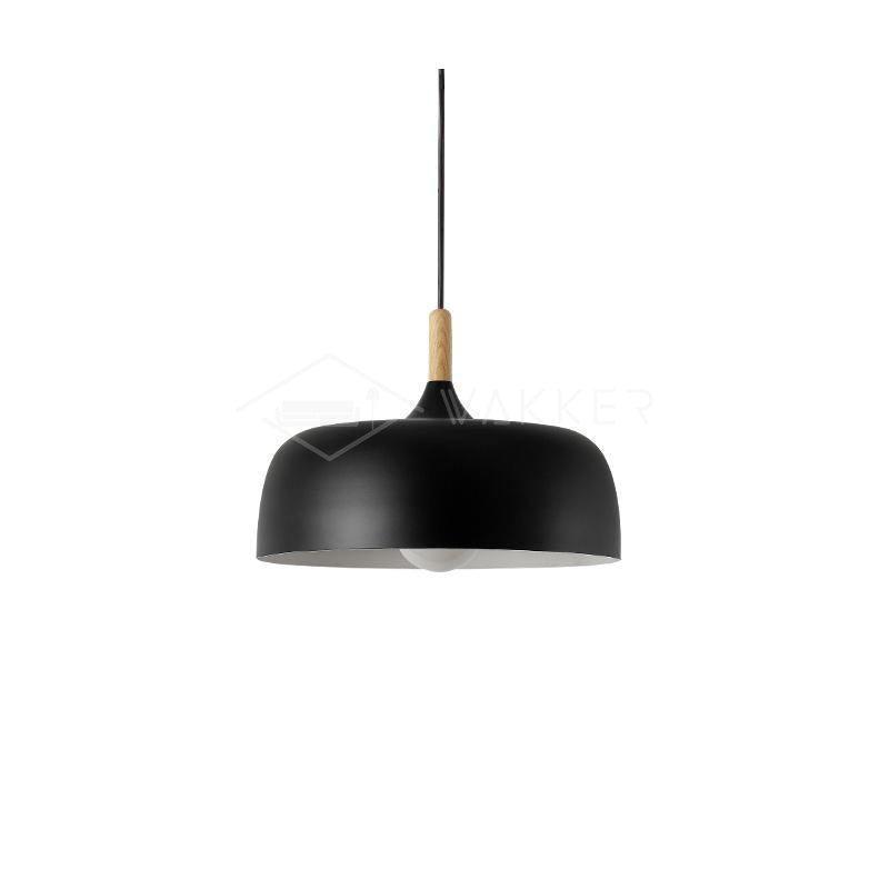 Acorn Pendant Light Metal Shade Height Adjustable Bedroom Dining Room — White Black Blue Grey Green