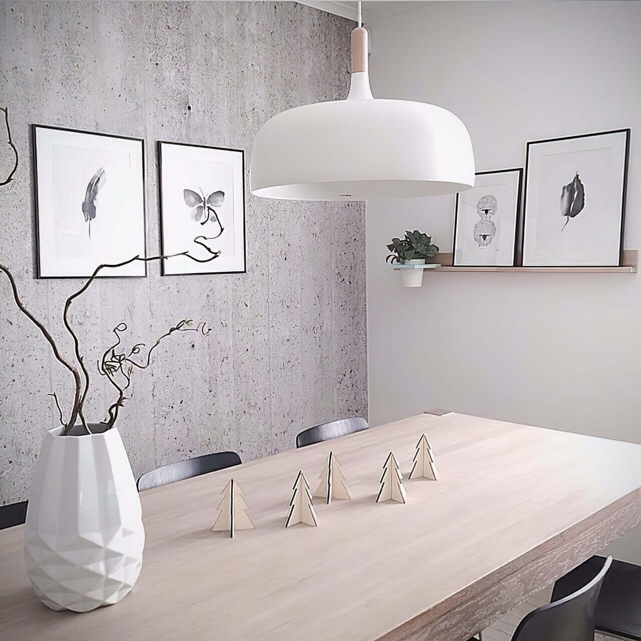 Acorn Pendant Light Metal Shade Height Adjustable Bedroom Dining Room — White Black Blue Grey Green