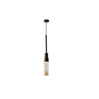 Acrylic Hat Plate Pendant Light Dimmable Bedroom Dining Room Hallway — Black Warm Light