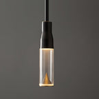 Acrylic Hat Plate Pendant Light Dimmable Bedroom Dining Room Hallway — Black Warm Light