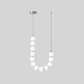 Chrome & White Acrylic balls