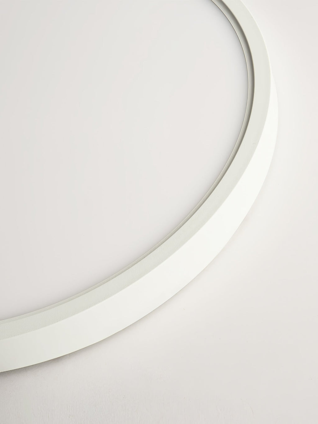 Acrylic Ultra-Thin Round Flush Mount Ceiling Light Dimmable Bedroom Hallway — White Black 11 to 19 Inch