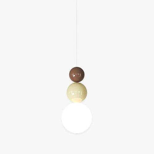 Acrylic three ball pendant lamp modern height adjustable bedroom dining room — 4 colors