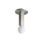 Adams Alabaster Flush Mount Ceiling Lamp Natural Stone Warm LED Bedroom Hallway — Round 2 Sizes