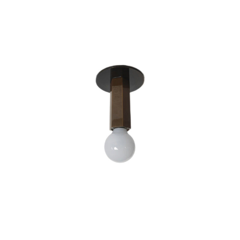 Adams Alabaster Flush Mount Ceiling Lamp Natural Stone Warm LED Bedroom Hallway — Round 2 Sizes