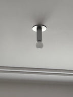 Adams Alabaster Flush Mount Ceiling Lamp Natural Stone Warm LED Bedroom Hallway — Round 2 Sizes