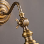 Addison Gooseneck Wall Lamp Adjustable Brass Arm LED Warm White Reading Bedroom Office