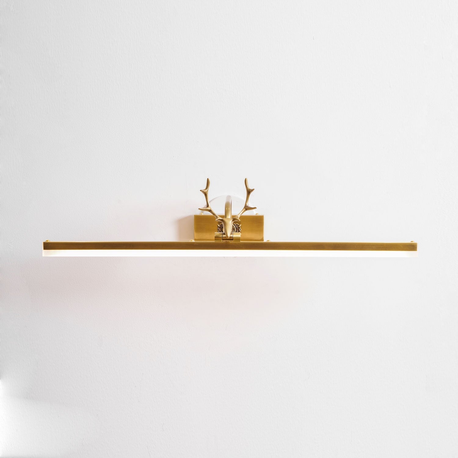 Antler Wall Lamp Gold Decorative LED Bedroom Living Room Hallway — 16 to 28 Inch