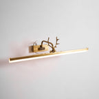 Antler Wall Lamp Gold Decorative LED Bedroom Living Room Hallway — 16 to 28 Inch