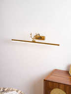 Antler Wall Lamp Gold Decorative LED Bedroom Living Room Hallway — 16 to 28 Inch