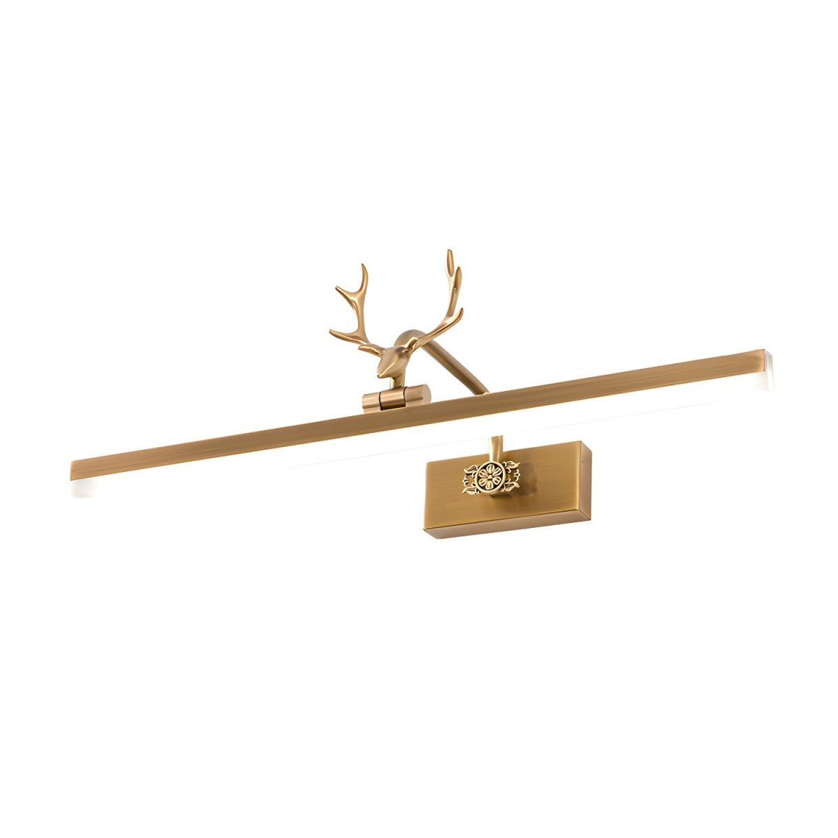 Antler Wall Lamp Gold Decorative LED Bedroom Living Room Hallway — 16 to 28 Inch