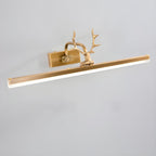 Antler Wall Lamp Gold Decorative LED Bedroom Living Room Hallway — 16 to 28 Inch