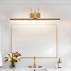 Antler Wall Lamp Gold Decorative LED Bedroom Living Room Hallway — 16 to 28 Inch