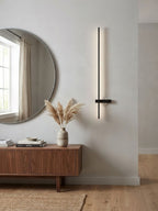 Adeline Linear Wall Sconce Dimmable Slim Bedroom Living Room Hallway — Black 23 to 47 Inch