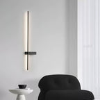 Adeline Linear Wall Sconce Dimmable Slim Bedroom Living Room Hallway — Black 23 to 47 Inch