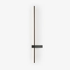 Adeline Linear Wall Sconce Dimmable Slim Bedroom Living Room Hallway — Black 23 to 47 Inch