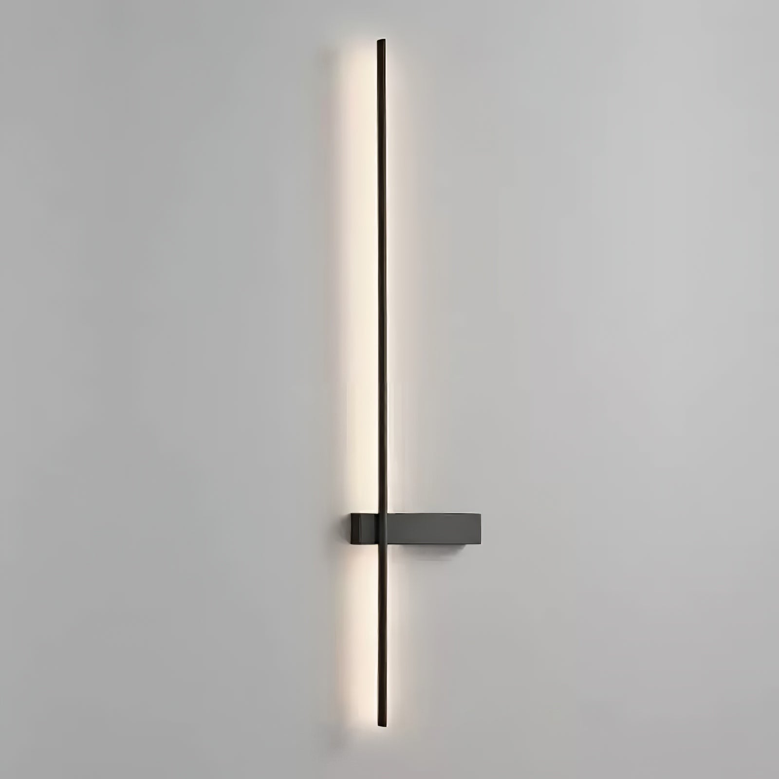 Adeline Linear Wall Sconce Dimmable Slim Bedroom Living Room Hallway — Black 23 to 47 Inch