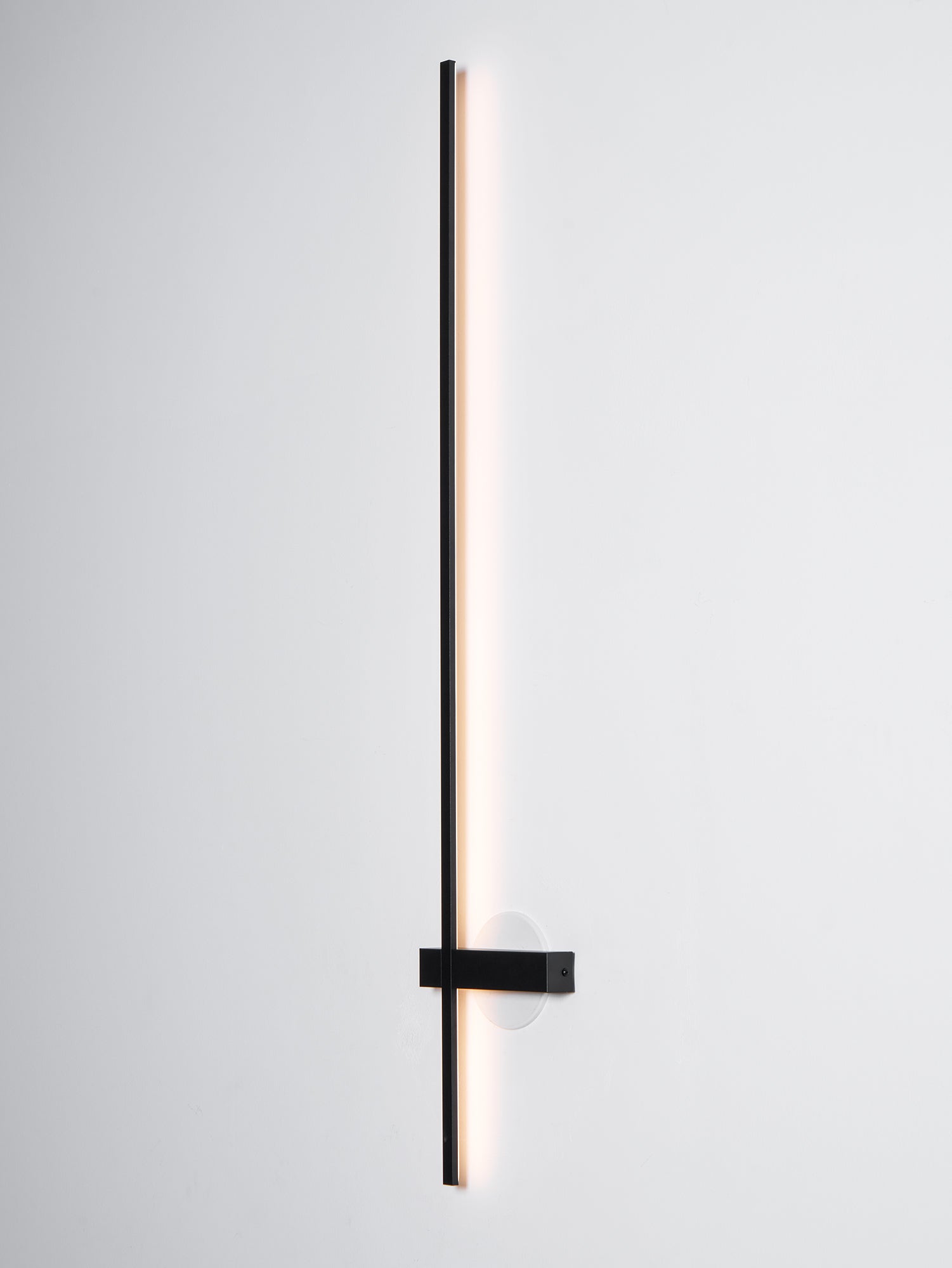 Adeline Linear Wall Sconce Dimmable Slim Bedroom Living Room Hallway — Black 23 to 47 Inch