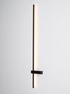 Adeline Linear Wall Sconce Dimmable Slim Bedroom Living Room Hallway — Black 23 to 47 Inch