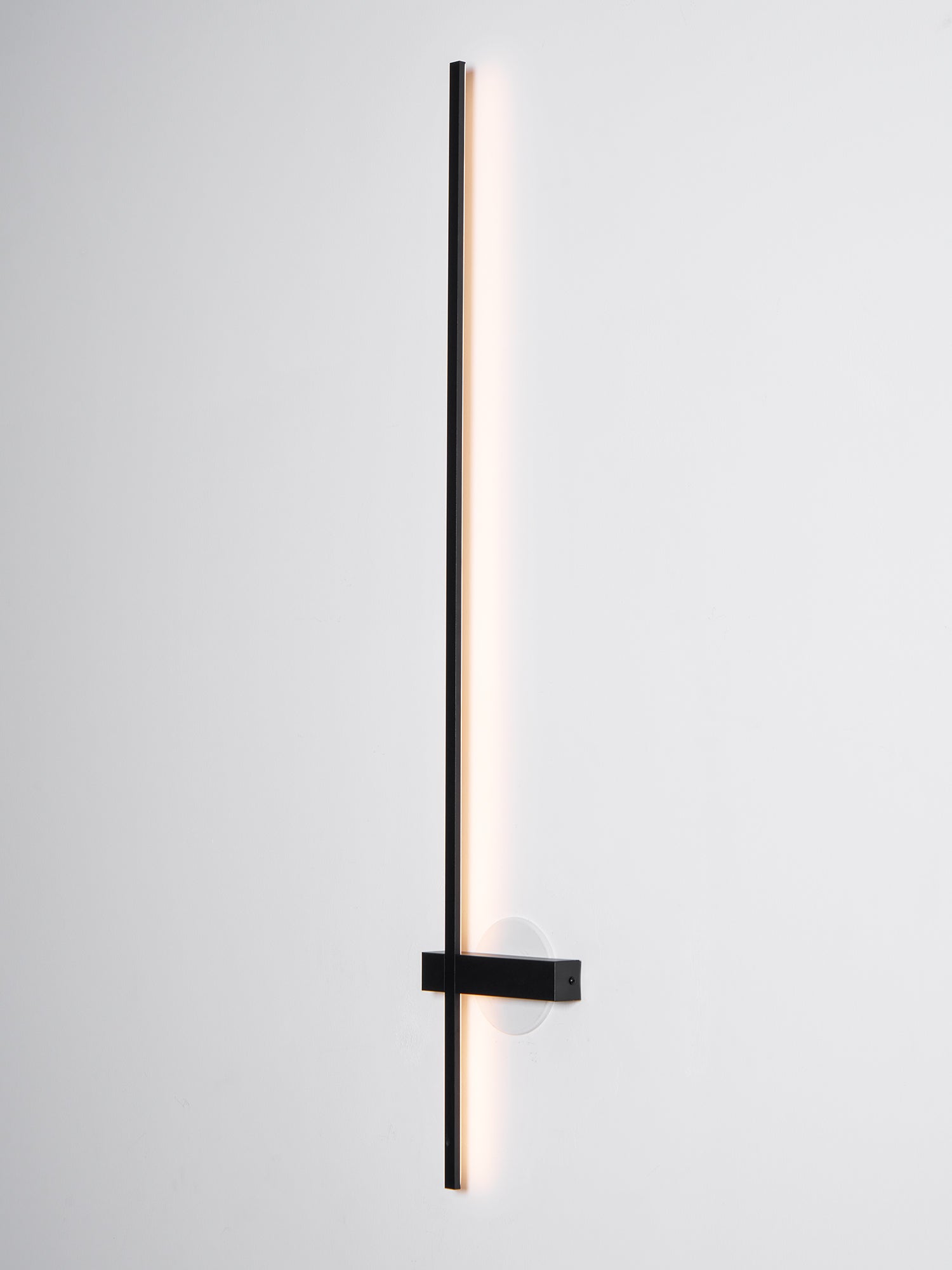 Adeline Linear Wall Sconce Dimmable Slim Bedroom Living Room Hallway — Black 23 to 47 Inch