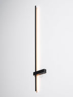 Adeline Linear Wall Sconce Dimmable Slim Bedroom Living Room Hallway — Black 23 to 47 Inch