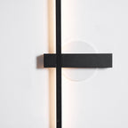 Adeline Linear Wall Sconce Dimmable Slim Bedroom Living Room Hallway — Black 23 to 47 Inch