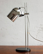Adjustable Liftable LED Desk Lamp Height Adjustable Home Office Bedroom — Chrome Orange Green