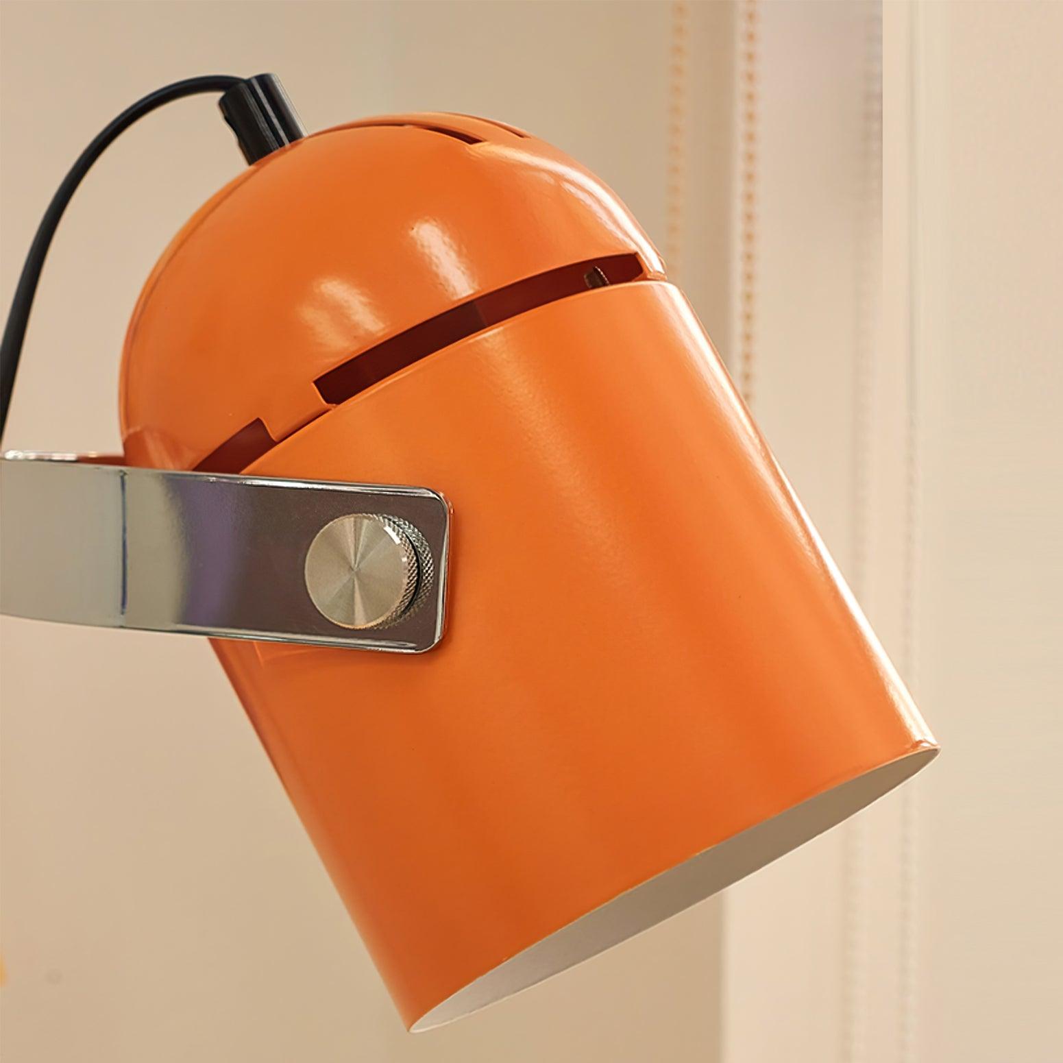 Adjustable Liftable LED Desk Lamp Height Adjustable Home Office Bedroom — Chrome Orange Green