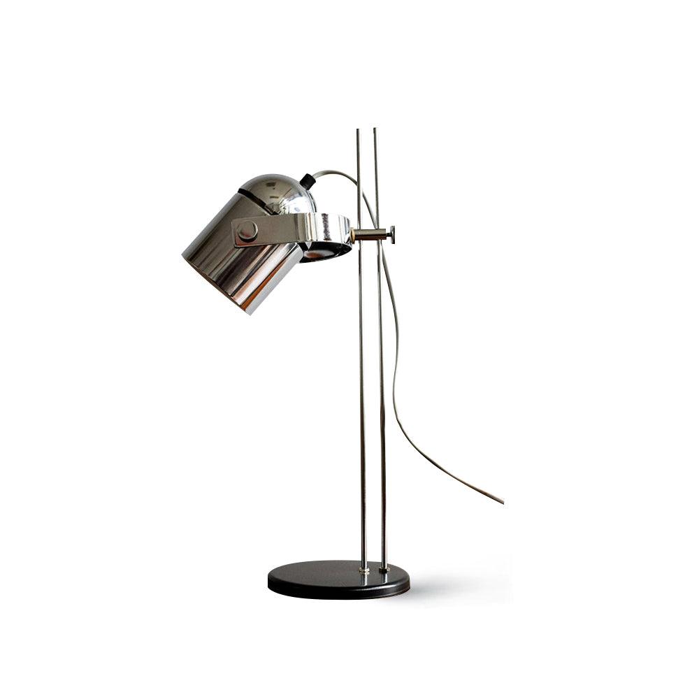 Adjustable Liftable LED Desk Lamp Height Adjustable Home Office Bedroom — Chrome Orange Green