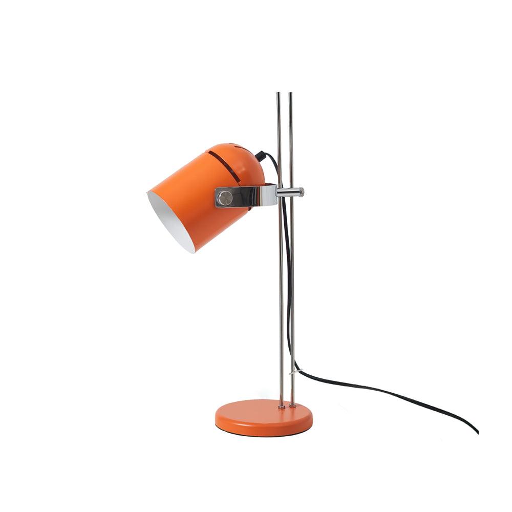 Adjustable Liftable LED Desk Lamp Height Adjustable Home Office Bedroom — Chrome Orange Green