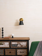 Adjustable Armed Wall Lamp Gold Black Modern Bedroom Living Room Bedside — 5 Inch