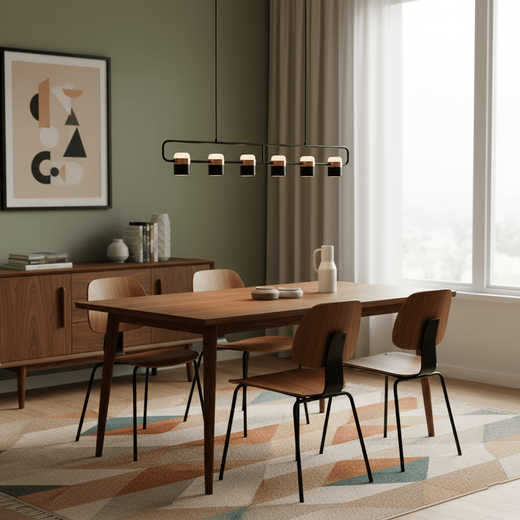 Adjustable Glass Pendant Light Art Deco Frosted Steel Dining Room Bedroom — Gold Rose Gold 4 to 7 Inch