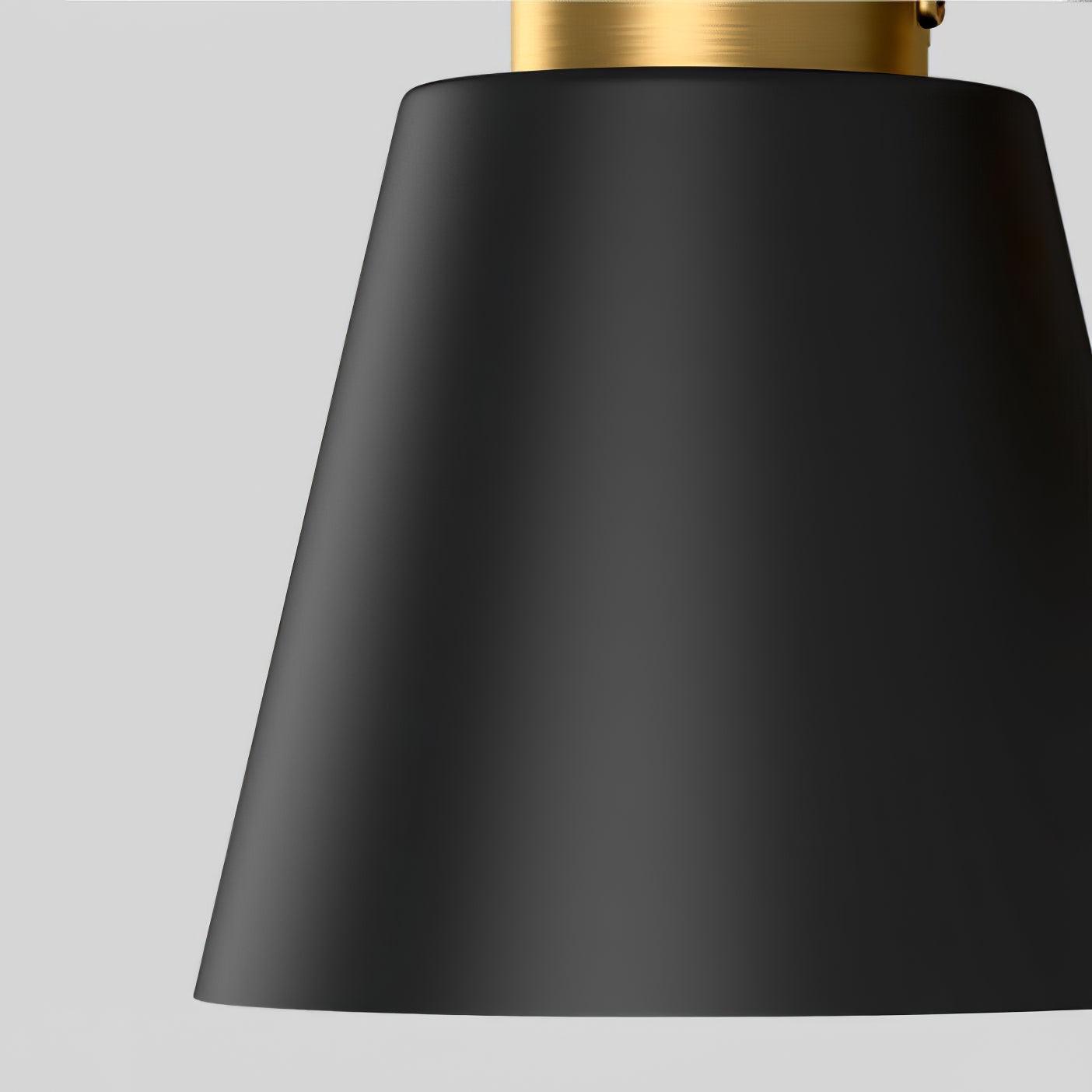 Adjustable Armed Wall Lamp Gold Black Modern Bedroom Living Room Bedside — 5 Inch