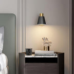 Adjustable Armed Wall Lamp Gold Black Modern Bedroom Living Room Bedside — 5 Inch