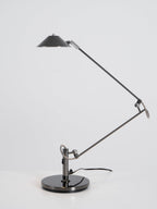 Adjustable Black Office Task Lamp Metal Cone Shade Desk Home Office Study — 7 Inch