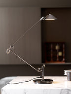 Adjustable Black Office Task Lamp Metal Cone Shade Desk Home Office Study — 7 Inch