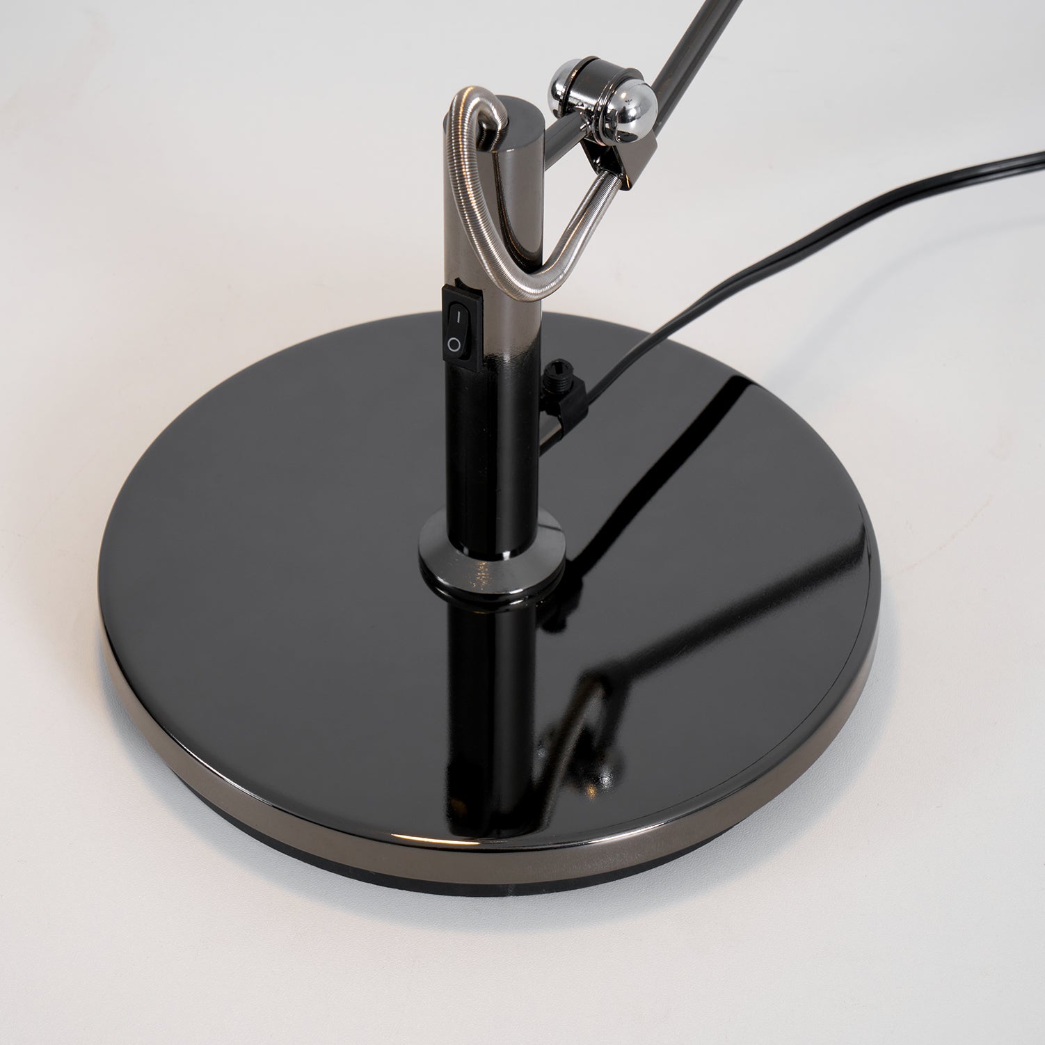 Adjustable Black Office Task Lamp Metal Cone Shade Desk Home Office Study — 7 Inch