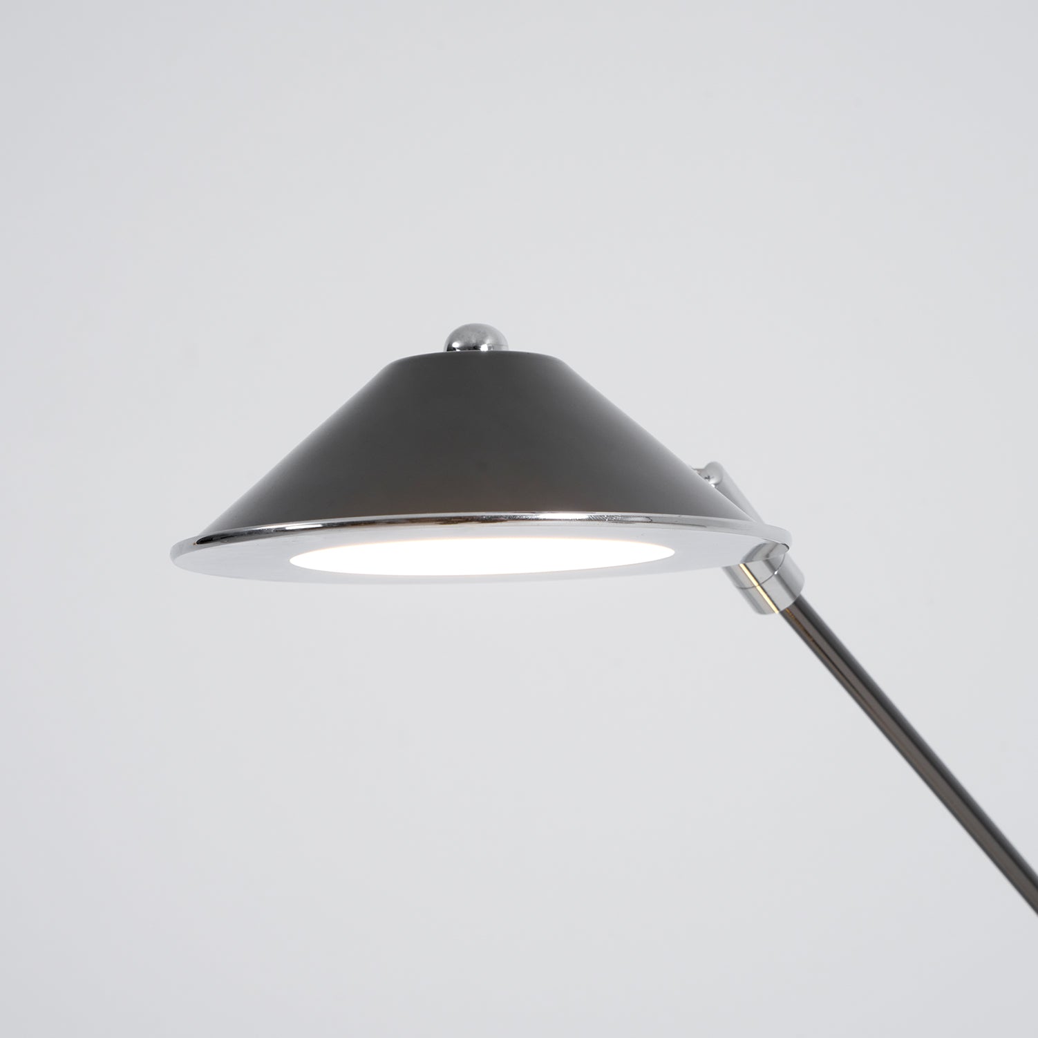 Adjustable Black Office Task Lamp Metal Cone Shade Desk Home Office Study — 7 Inch