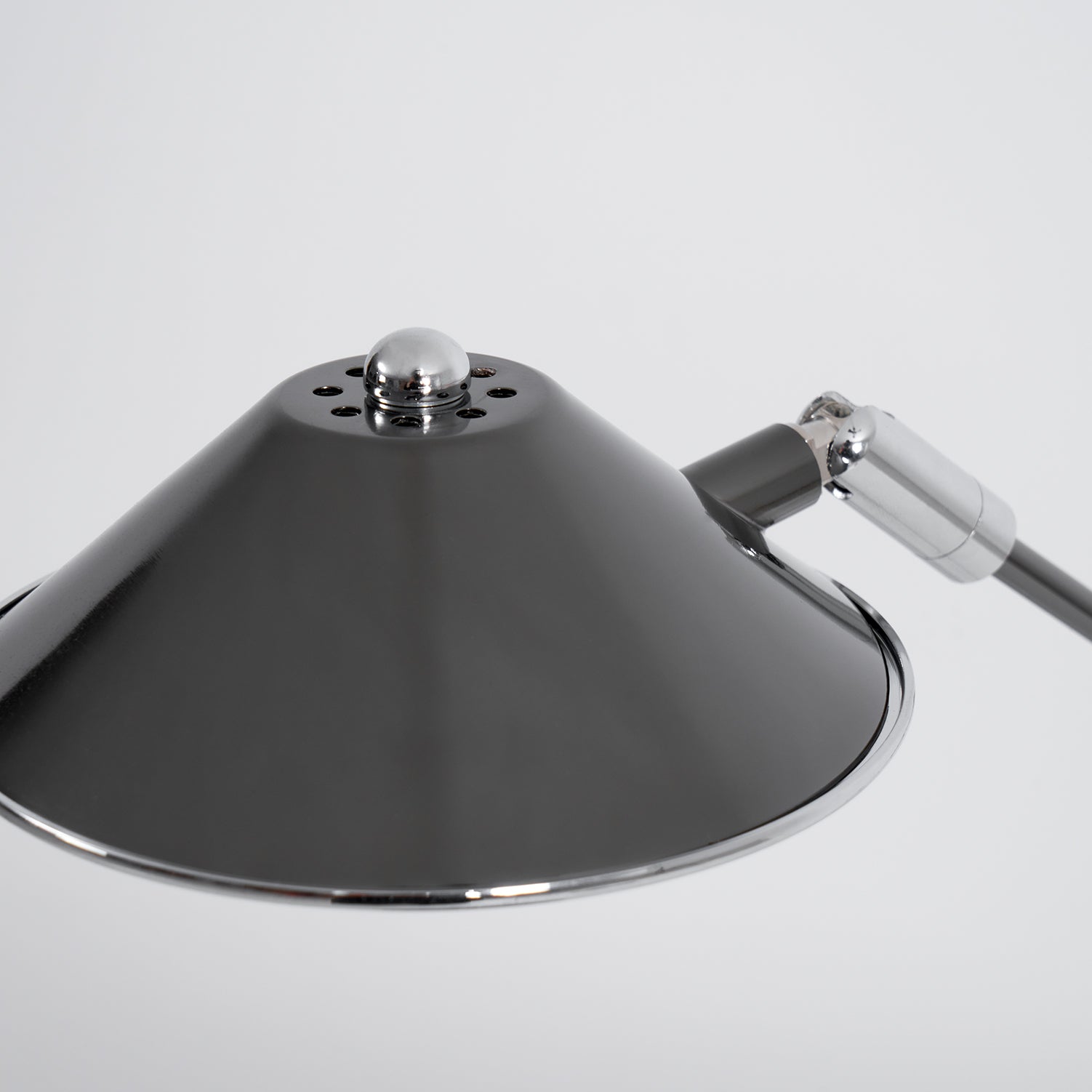 Adjustable Black Office Task Lamp Metal Cone Shade Desk Home Office Study — 7 Inch