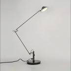 Adjustable Black Office Task Lamp Metal Cone Shade Desk Home Office Study — 7 Inch