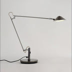 Adjustable Black Office Task Lamp Metal Cone Shade Desk Home Office Study — 7 Inch