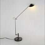 Adjustable Black Office Task Lamp Metal Cone Shade Desk Home Office Study — 7 Inch