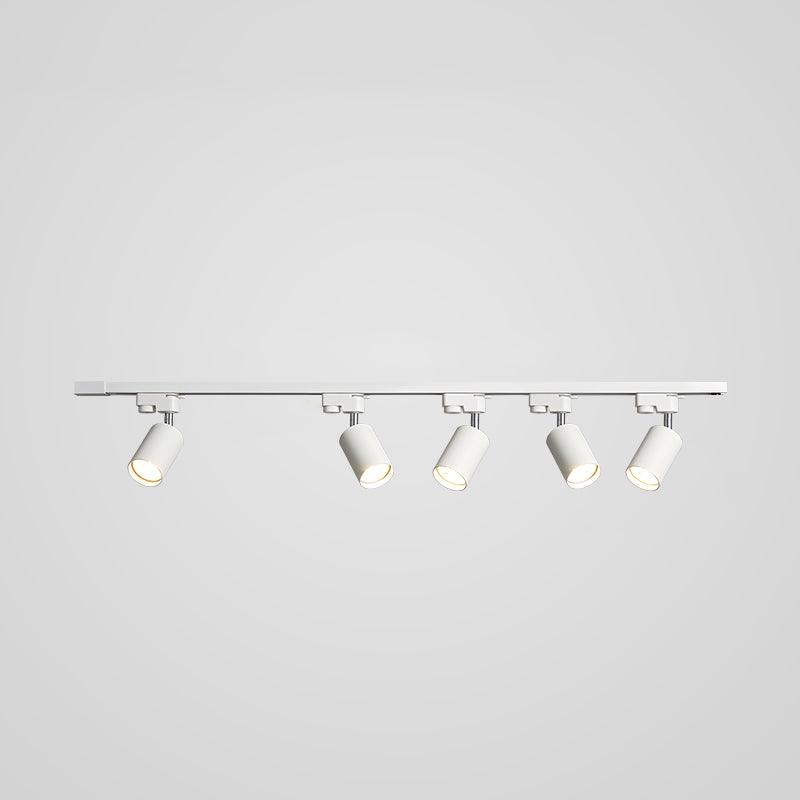 Adjustable Spotlight Track Ceiling Light Dimmable Bedroom Kitchen Office — White Black Gold 3 to 5 Lamps