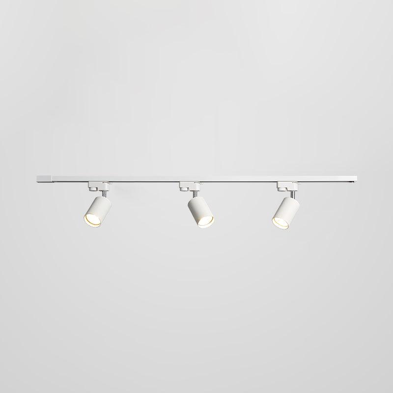 Adjustable Spotlight Track Ceiling Light Dimmable Bedroom Kitchen Office — White Black Gold 3 to 5 Lamps