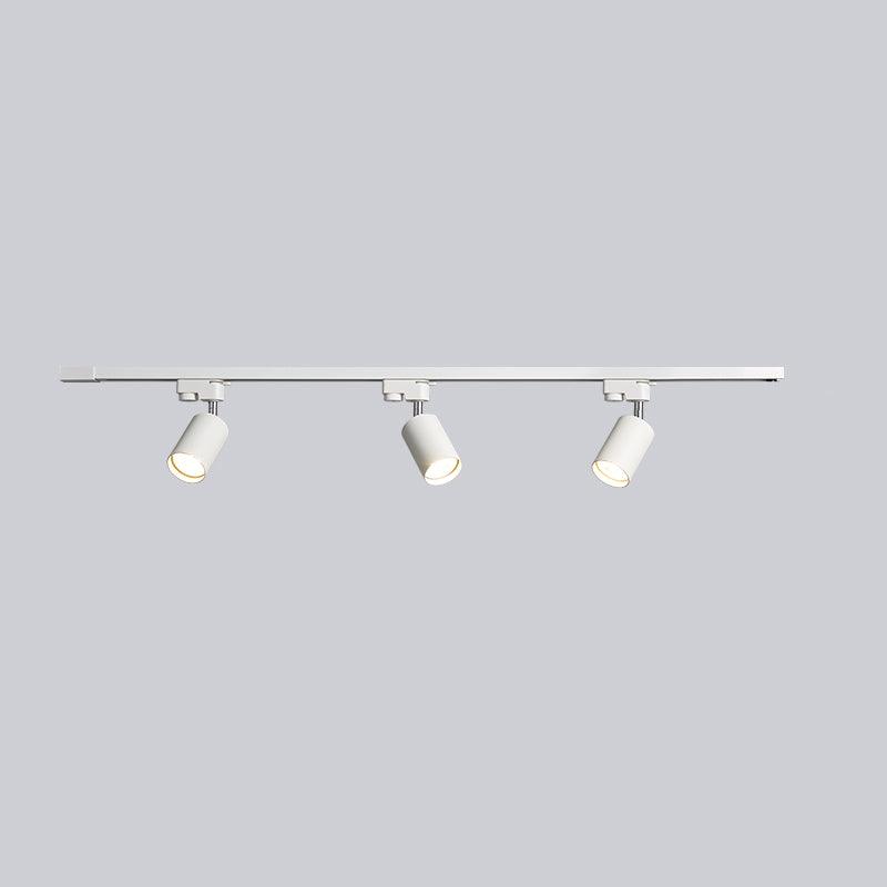 Adjustable Spotlight Track Ceiling Light Dimmable Bedroom Kitchen Office — White Black Gold 3 to 5 Lamps